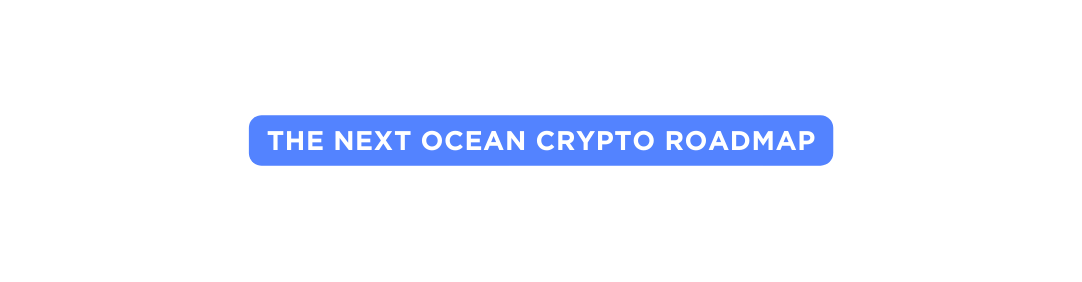 The Next Ocean Crypto Roadmap